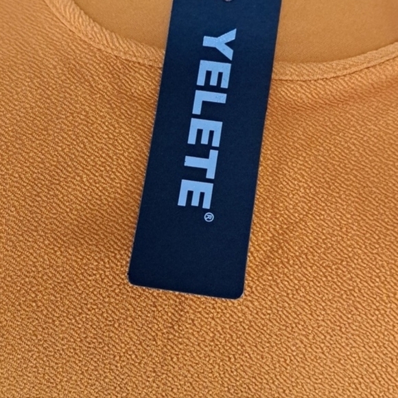 Yelete  Comfort and Classic Dress Color Soft Pumpkin Size Small - Picture 9 of 10